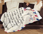 Dear Mom - Personalized Premium Mink Sherpa Blanket 50x60