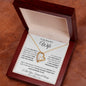 To My Beautiful Wife | If I Had One Wish | Love Knot Necklace