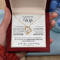 To My Beautiful Wife | If I Had One Wish | Love Knot Necklace