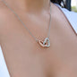 Mother & Daughter | It’s a special bond that spans the years | Interlocking Heart Necklace