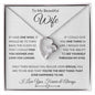 To My Beautiful Wife | If I Had One Wish | Love Knot Necklace