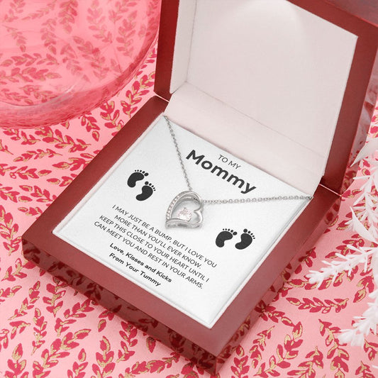 To My Mommy | Future Mom | Great Mother's Day Gift | Forever Love Necklace