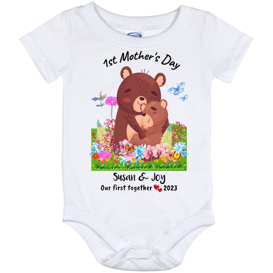 Baby 1st Mother's Day T-shirt Onesie