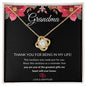 Grandma | Thank You For Being In My Life | Love Knot Necklace