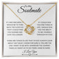 To My Soulmate | If I Had One Wish | Love Knot Necklace
