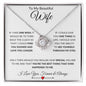 To My Beautiful Wife | If I Could Give You One Thing | Love Knot Necklace