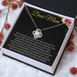 Dear Mom | The Many Sacrifices You Have Made | Love Knot Necklace