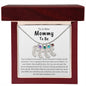 To A New Mommy To Be | Keep This Close To Your Heart | Engraved Baby Feet with Birthstone (w/MC)