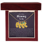 To A New Mommy To Be | Keep This Close To Your Heart | Engraved Baby Feet with Birthstone (w/MC)
